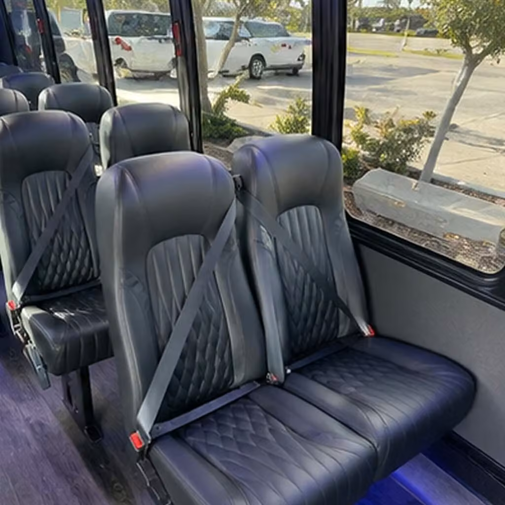 30 passenger minibus interior