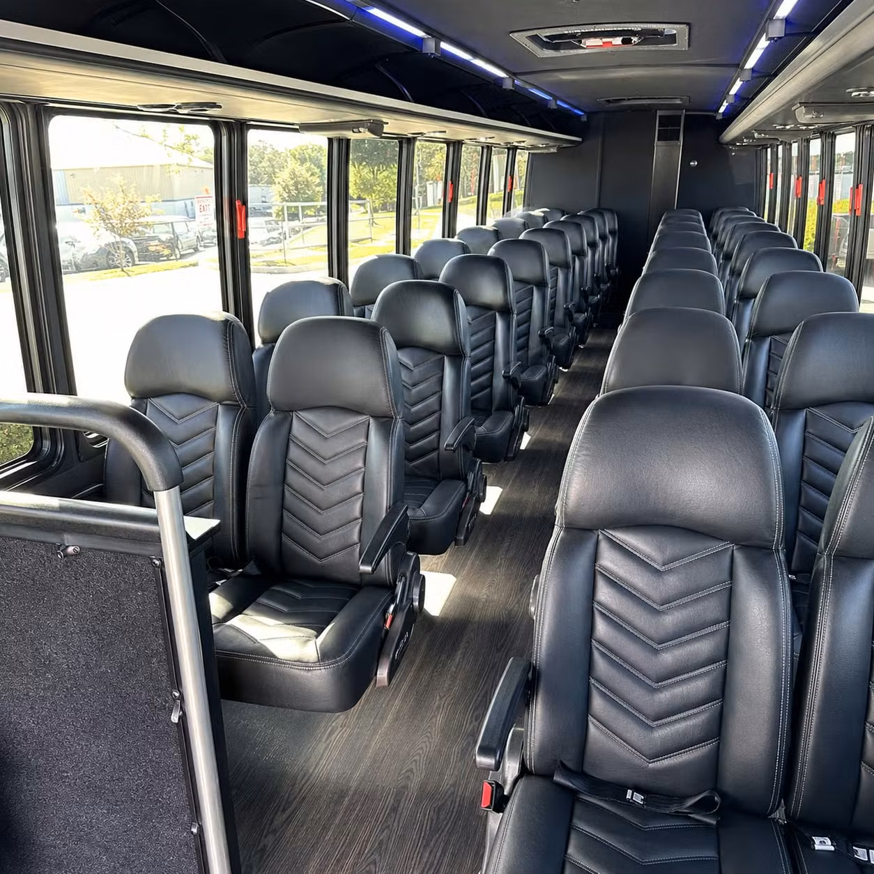 35 passenger minibus interior